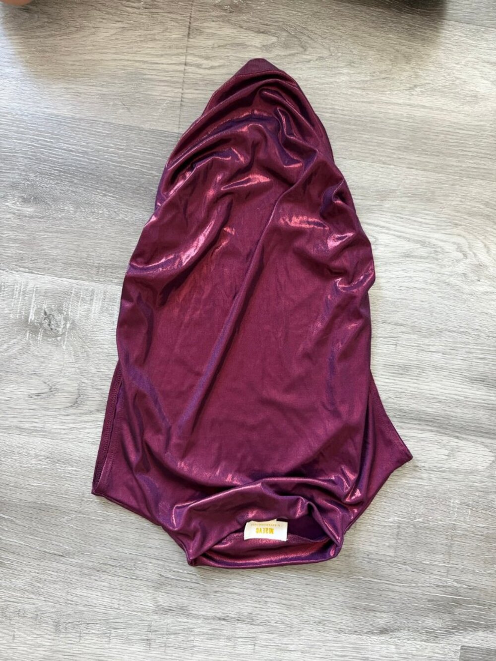 Maeve by Anthropologie Burgundy Metallic Sleeveless Top | XXS